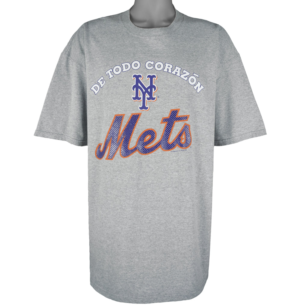 MLB (Lee) - New York Mets De Todo Corazon T-Shirt 2005 XX-Large Vintage Retro baseball