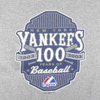 MLB (Majestic) - New York Yankees 100 Years of Baseball T-Shirt 2003 X-Large Vintage Retro Baseball