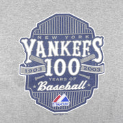 MLB (Majestic) - New York Yankees 100 Years of Baseball T-Shirt 2003 X-Large Vintage Retro Baseball