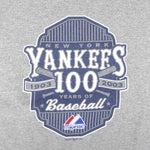 MLB (Majestic) - New York Yankees 100 Years of Baseball T-Shirt 2003 X-Large Vintage Retro Baseball