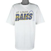 NFL - St. Louis Rams Spell-Out T-Shirt 1995 X-Large Vintage Retro Football