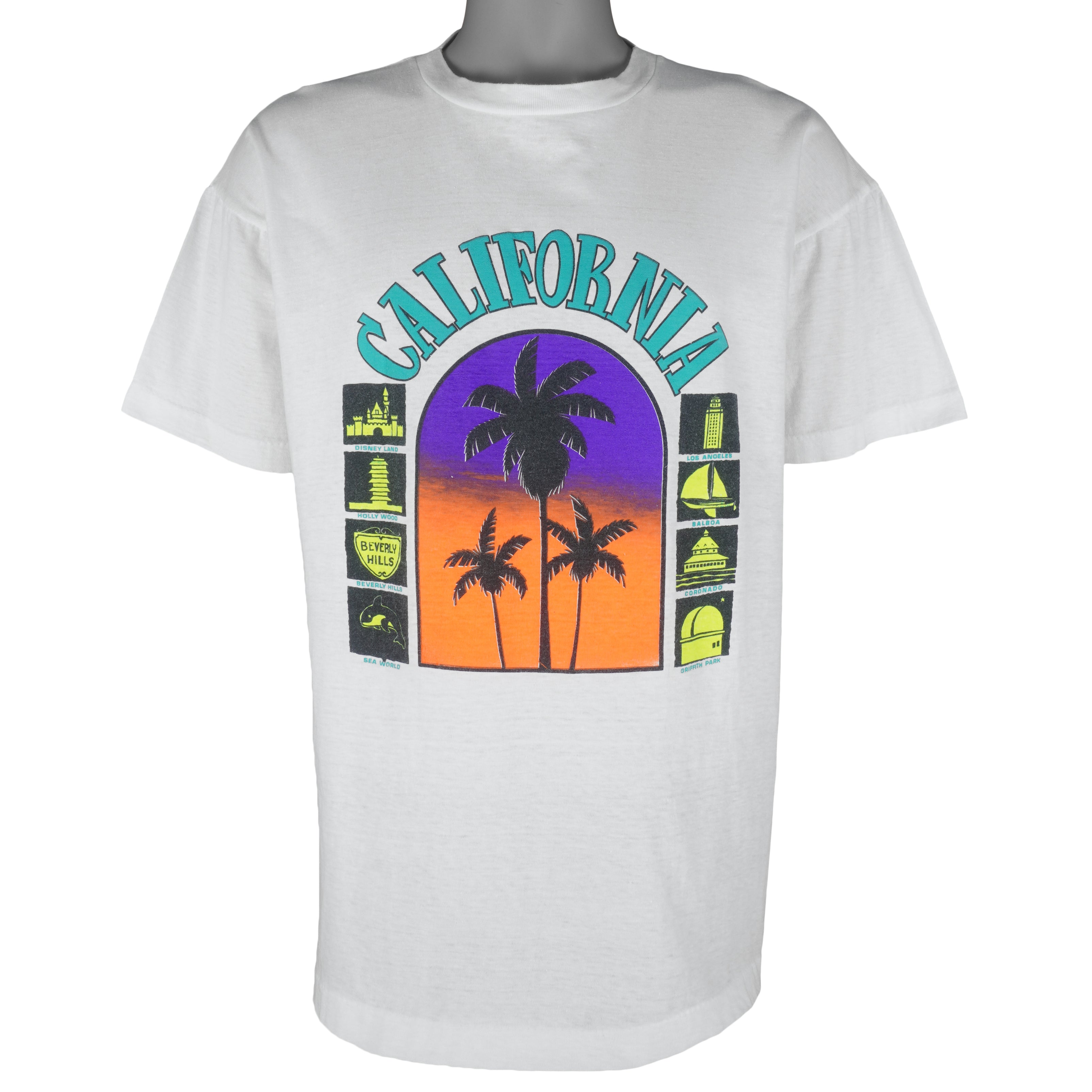 Vintage (Griffith Park) - California City Sightseeing T-Shirt 1990s X-Large Vintage Retro