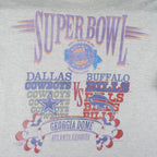 NFL - Cowboys VS Bills Super Bowl 27th Champions T-Shirt 1994 Large Vintage Retro Football