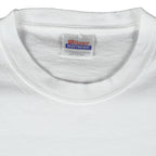 NFL (Hanes) - Patriots VS Panthers Super Bowl Matchups T-Shirt 2004 Large Vintage Retro Football