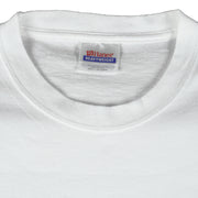NFL (Hanes) - Patriots VS Panthers Super Bowl Matchups T-Shirt 2004 Large Vintage Retro Football