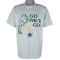 NFL (BEST) - Green Bay Packers X Calvin Go Packs Go T-Shirt 1990s X-Large Vintage Retro Football