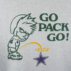 NFL (BEST) - Green Bay Packers X Calvin Go Packs Go T-Shirt 1990s X-Large Vintage Retro Football