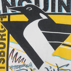 NHL (Magic Johnson T's) - Pittsburgh Penguins All Over Print T-Shirt 1992 Large Vintage Retro Hockey