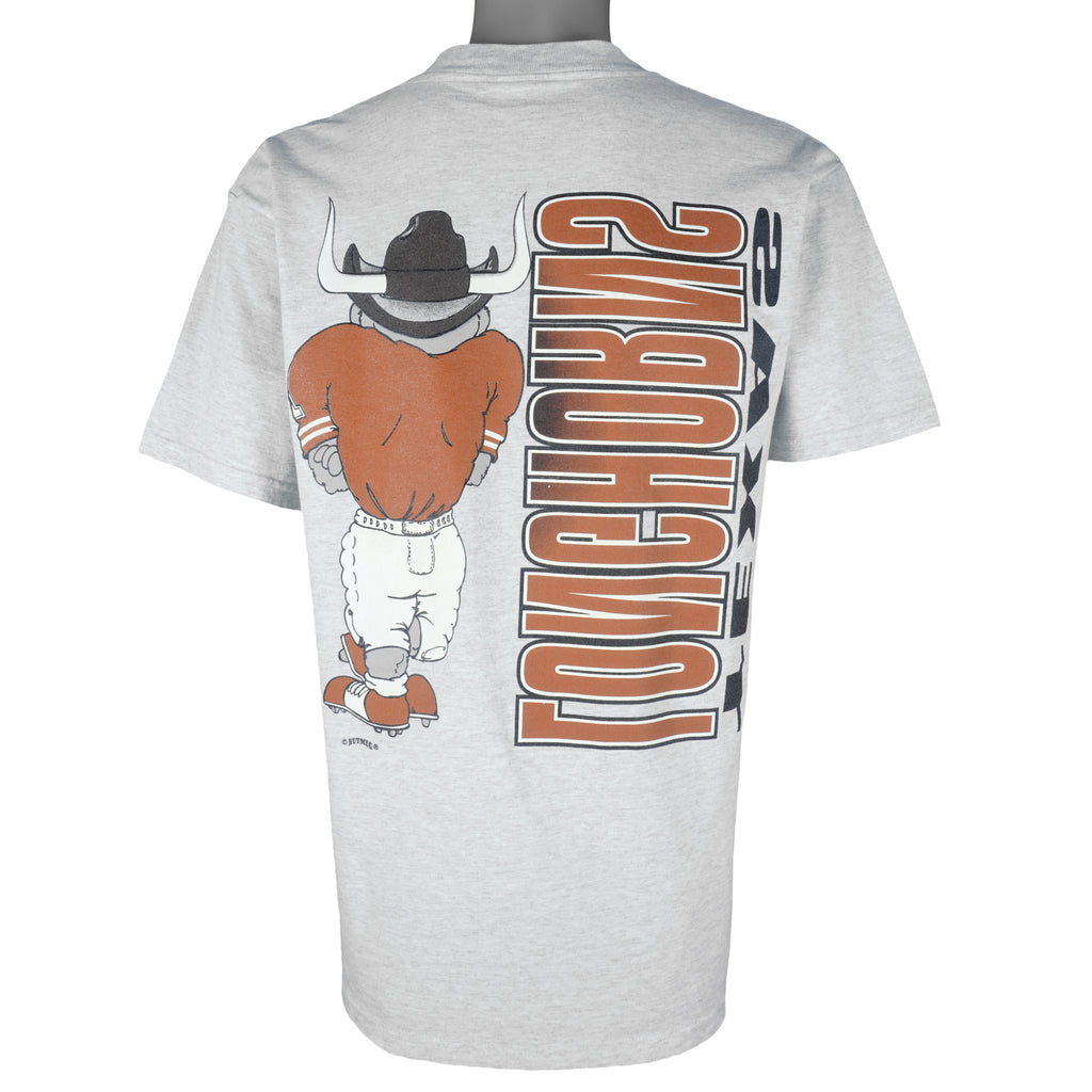 NCAA (Nutmeg) - Texas Longhorns Breakout T-Shirt 1990s Large Vintage Retro Football College
