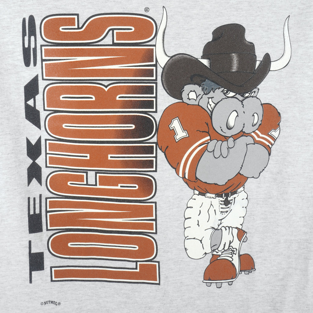 NCAA (Nutmeg) - Texas Longhorns Breakout T-Shirt 1990s Large Vintage Retro Football College
