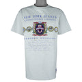 NFL (Nutmeg) - New York Giants Team Profile T-Shirt 1990s X-Large Vintage Retro Football