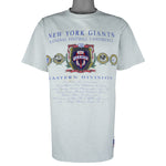 NFL (Nutmeg) - New York Giants Team Profile T-Shirt 1990s X-Large Vintage Retro Football