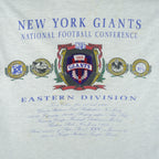 NFL (Nutmeg) - New York Giants Team Profile T-Shirt 1990s X-Large Vintage Retro Football