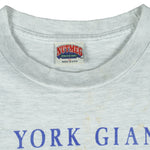 NFL (Nutmeg) - New York Giants Team Profile T-Shirt 1990s X-Large Vintage Retro Football