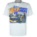NASCAR (Checkered Flag) - Rusty Wallace No. 2 Millers Genuine Draft T-Shirt 1993 Large