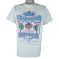 MLB (Nutmeg) - Toronto Blue Jays World Champions T-Shirt 1992 Large Vintage Retro BaseballAC
