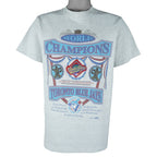 MLB (Nutmeg) - Toronto Blue Jays World Champions T-Shirt 1992 Large Vintage Retro BaseballAC