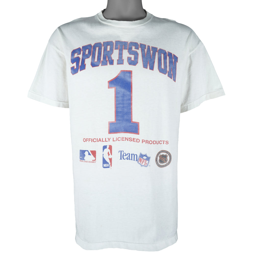 Vintage - Sportswon 1 Official Licensed Products T-Shirt 1990s Large
