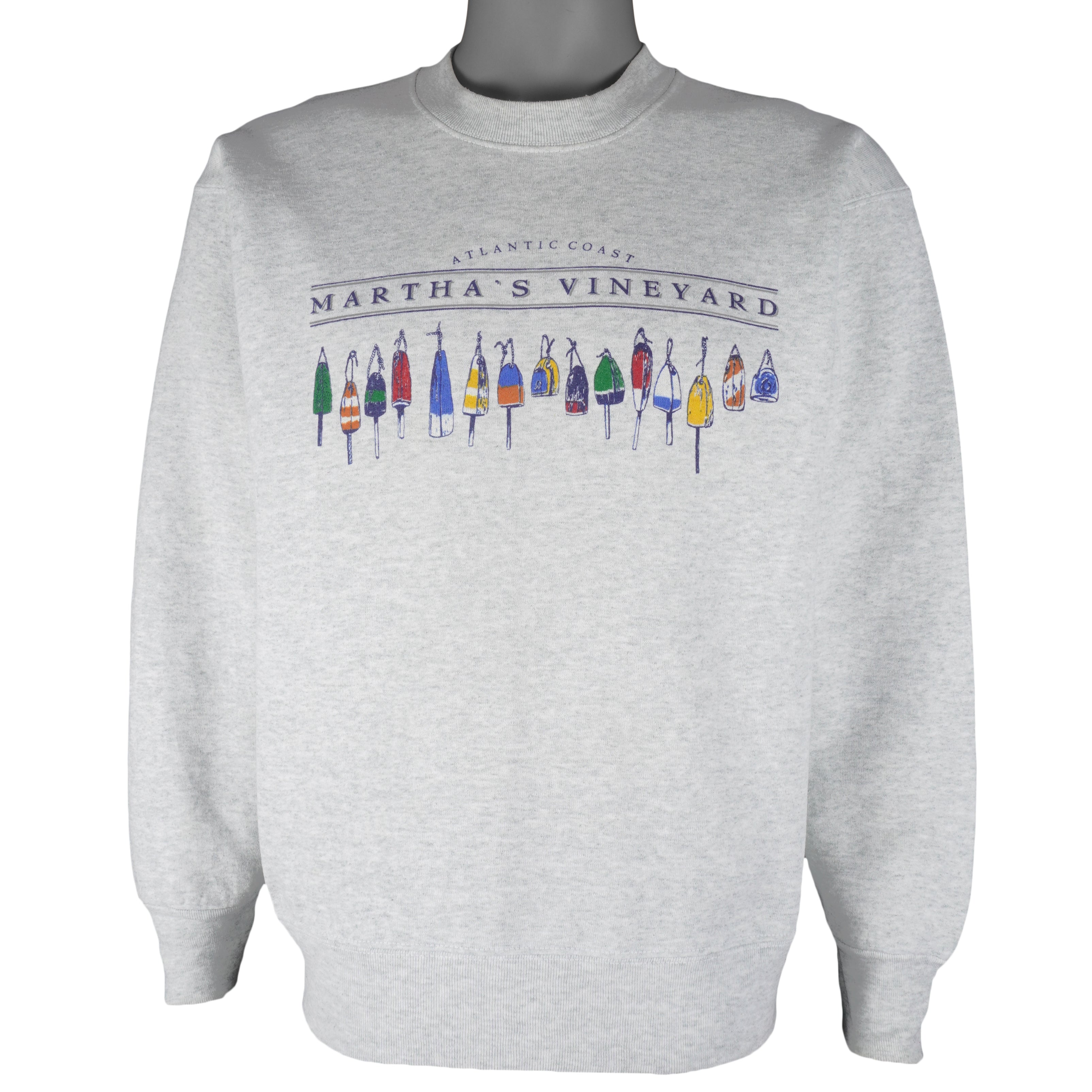 Vintage - Martha's Vineyard Atlantic Coast Sweatshirt 1990s Medium