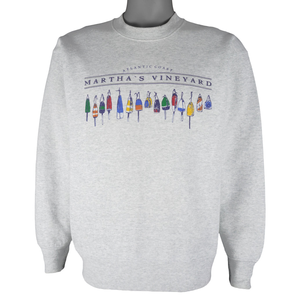 Vintage - Martha's Vineyard Atlantic Coast Sweatshirt 1990s Medium
