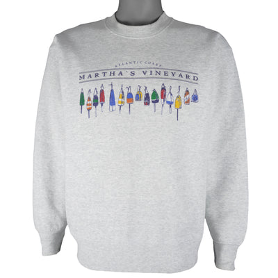 Vintage - Martha's Vineyard Atlantic Coast Sweatshirt 1990s Medium
