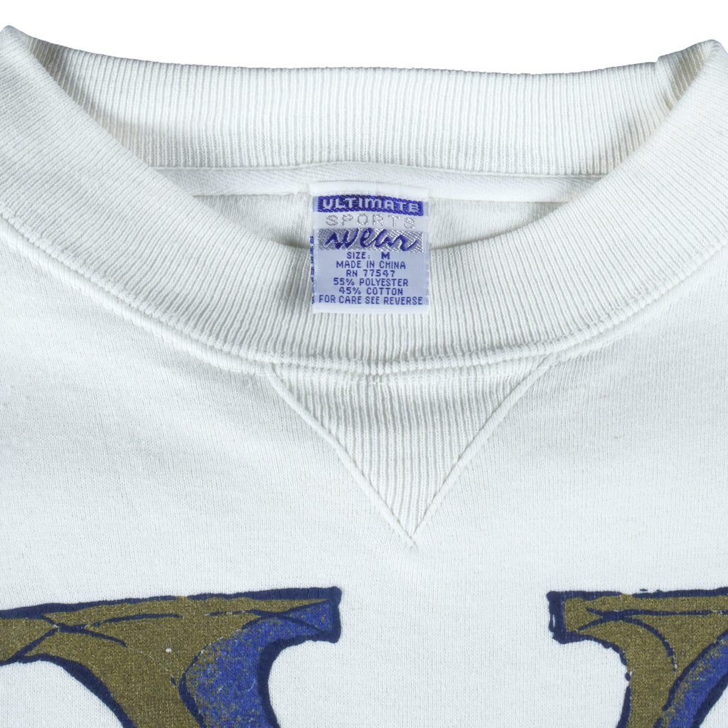NCAA (Ultimate Sportswear) - Yale Bulldogs Crew Neck Sweatshirt 1990s Medium Vintage Retro