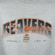 NCAA (Jansport) - Oregon Beavers Fiesta Bowl Crew Neck Sweatshirt 2001 Large Vintage Retro