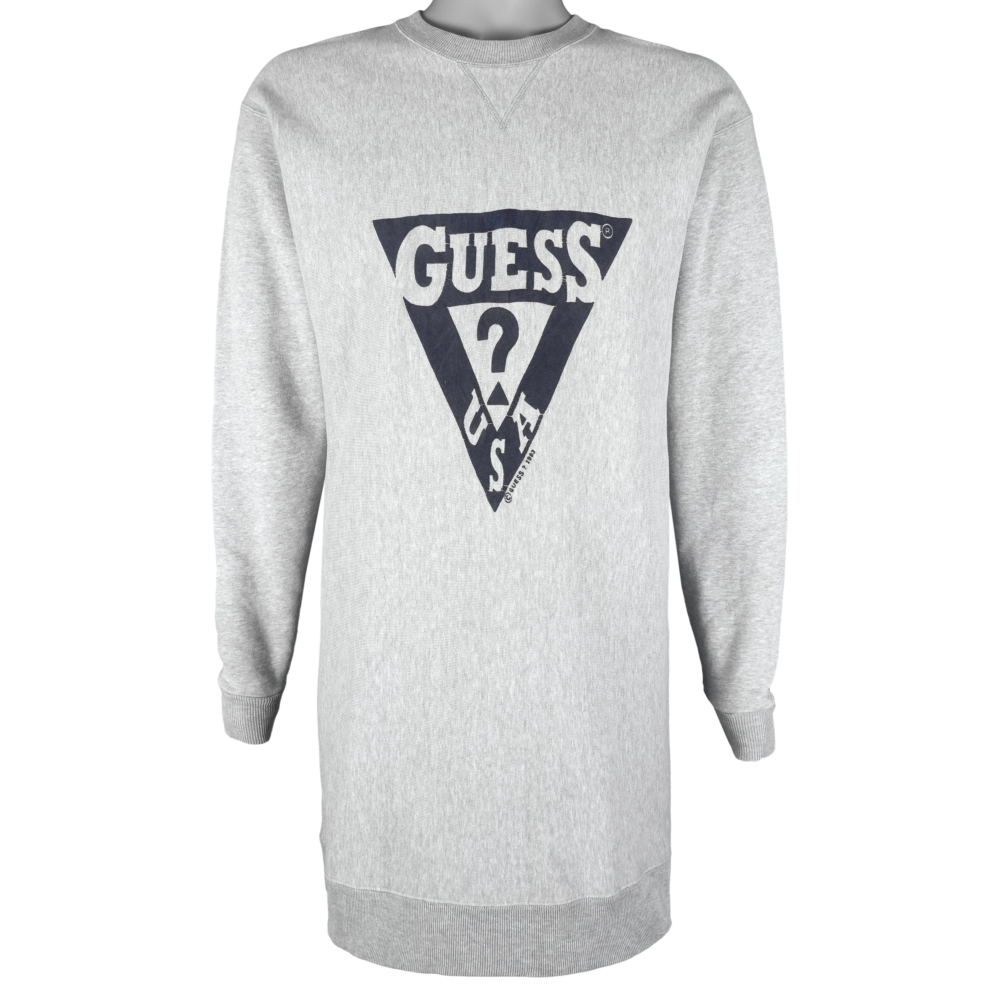 Guess - Spell-Out Crew Neck Sweatshirt 1990s Medium Tall vintage retro