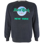 Vintage - Hard Rock Cafe, New York Crew Neck Sweatshirt 1990s Small