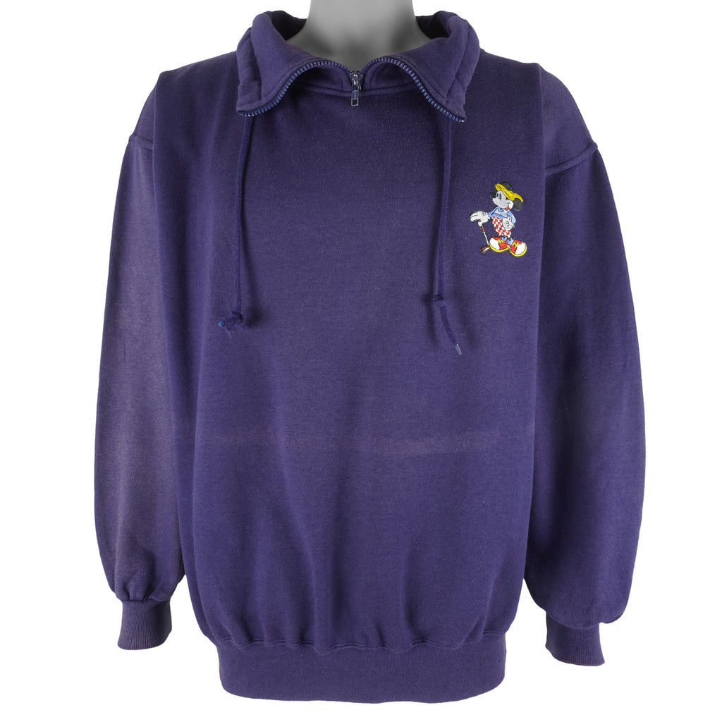 Disney (Ginus) - Mickey Mouse Golf Sweatshirt 1990s Medium