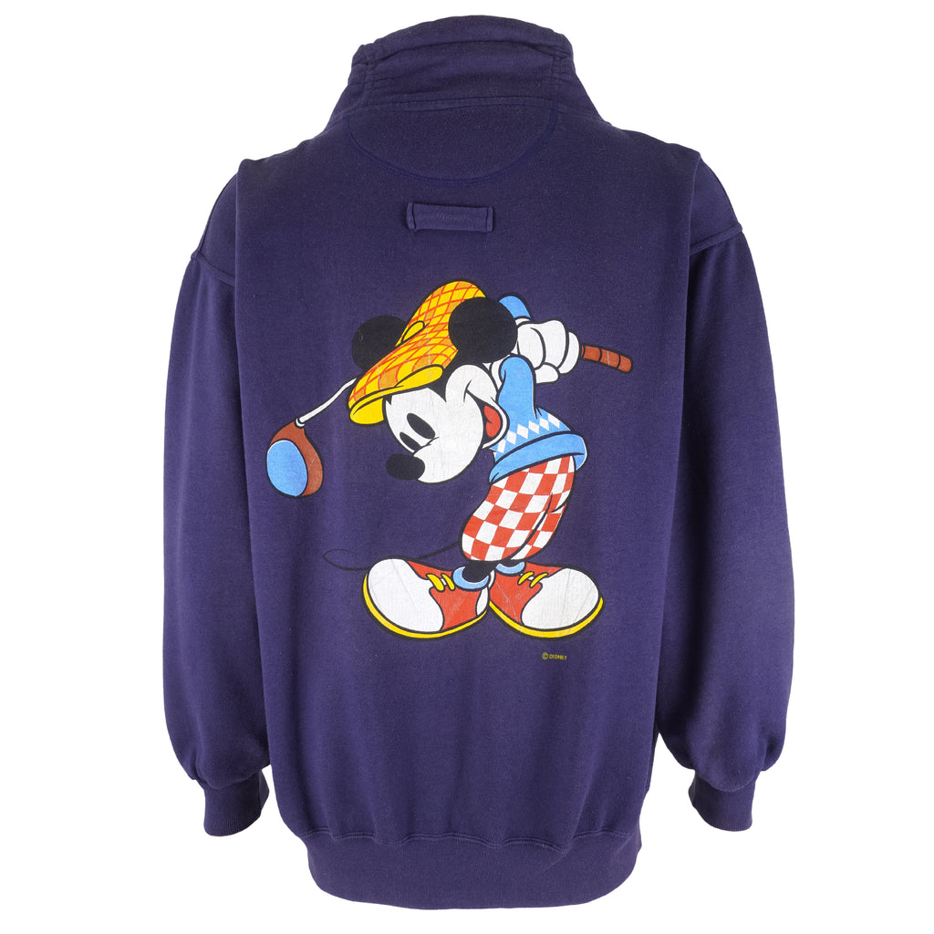 Disney (Ginus) - Mickey Mouse Golf Sweatshirt 1990s Medium