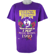 NCAA (Salem) - Washington Huskies Rose Bowl Champions T-Shirt 1993 Large Vintage Retro College