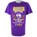 NCAA (Salem) - Washington Huskies Rose Bowl Champions T-Shirt 1993 Large
