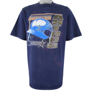 MLB (Logo 7) - Houston Astros Helmet T-Shirt 1997 X-Large Vintage Retro Baseball