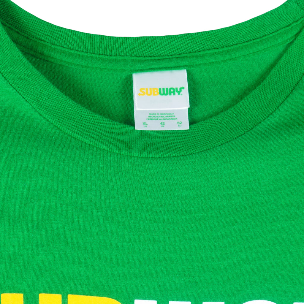 Vintage - Green Subway Sandwich T-Shirt X-Large