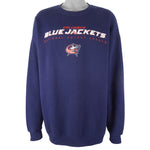 NHL - Columbus Blue Jackets Crew Neck Sweatshirt 1990s X-Large