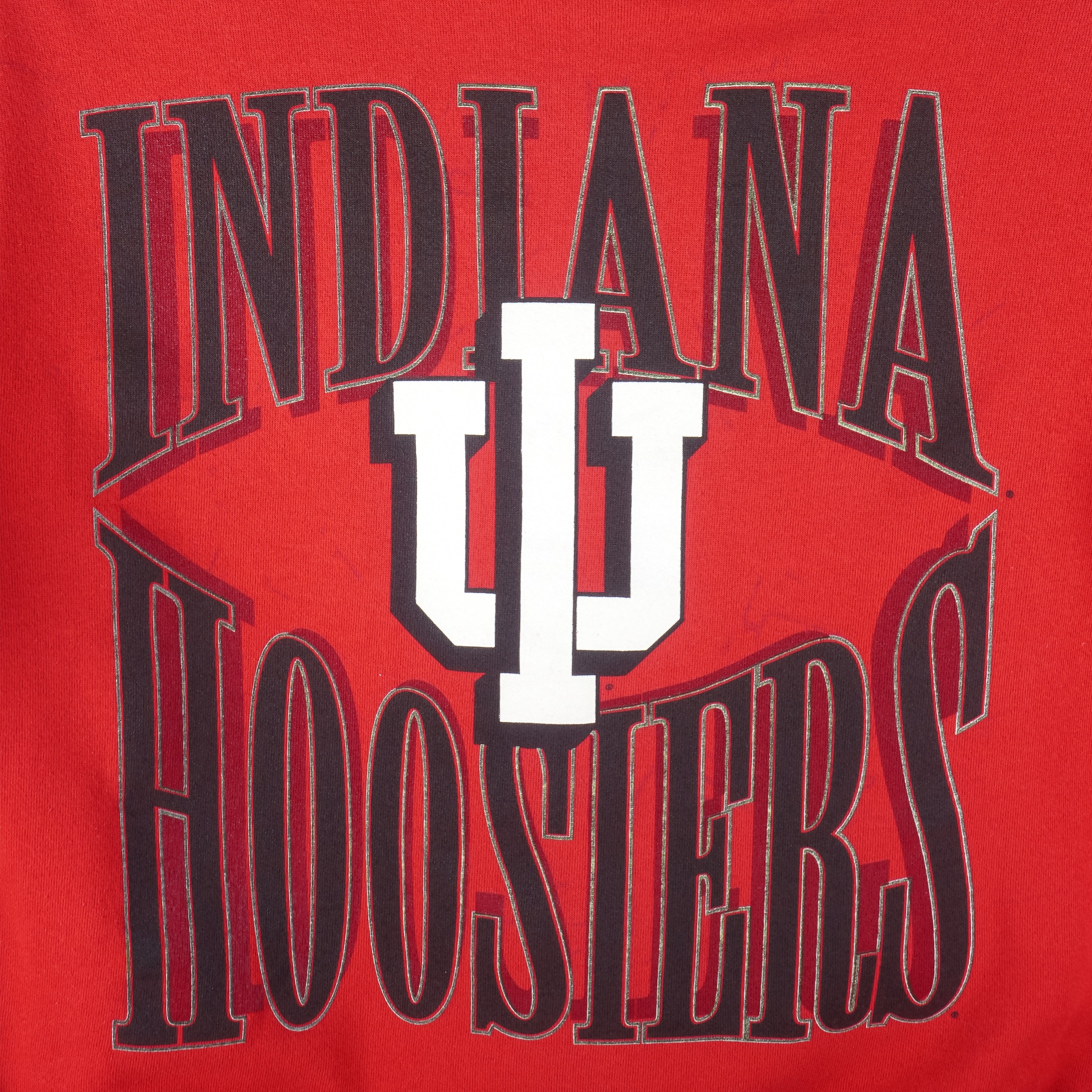 NCAA (Hanes) - Indiana Hoosiers Crew Neck Sweatshirt 1990s X-Large Vintage Retro Football College