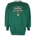 Disney - Grumpy Seven Dwarfs Embroidered Crew Neck Sweatshirt 1990s X-Large Vintage Retro