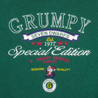 Disney - Grumpy Seven Dwarfs Embroidered Crew Neck Sweatshirt 1990s X-Large Vintage Retro