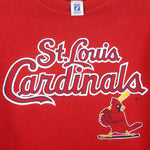 MLB (Logo 7) - St. Louis Cardinals Crew Neck Sweatshirt 1988 Medium Vintage Retro Baseball