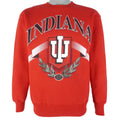 NCAA (Hanes) - Indiana Hoosiers Crew Neck Sweatshirt 1990s Medium Vintage Retro Football College