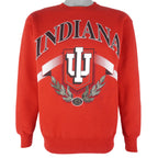 NCAA (Hanes) - Indiana Hoosiers Crew Neck Sweatshirt 1990s Medium Vintage Retro Football College