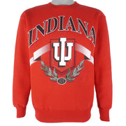 NCAA (Hanes) - Indiana Hoosiers Crew Neck Sweatshirt 1990s Medium Vintage Retro Football College