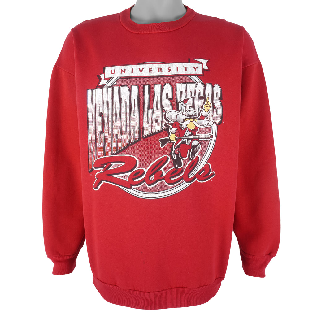 NCAA (Sportacus) - UNLV Running Rebels Crew Neck Sweatshirt 1990s XX-Large