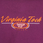 NCAA (Tultex) - Virginia Tech Hokies Crew Neck Sweatshirt 1990s X-Large Vintage Retro