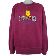Disney - Winnie The Pooh Crew Neck Sweatshirt 1990s Xx-Large Vintage Retro