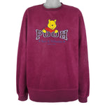 Disney - Winnie The Pooh Crew Neck Sweatshirt 1990s Xx-Large Vintage Retro