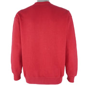 NCAA (Artex) - Wisconsin Badgers Crew Neck Sweatshirt 1990s Large Vintage Retro Football College
