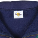 Vintage - Hard Rock Cafe Atlantic 1/4 Zip Sweatshirt 1990s Large Vintage Retro