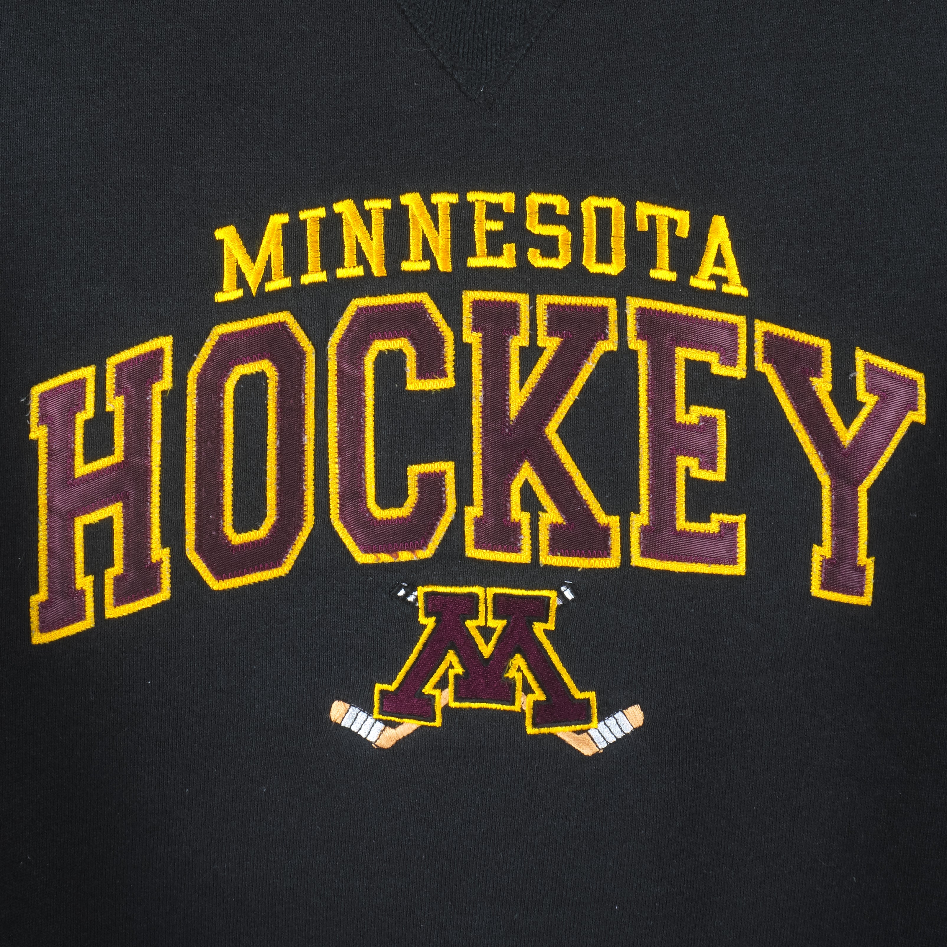 NCAA (Russell Athletics) - Minnesota Hockey Sweatshirt 1990s Medium Vintage Retro Hockey College